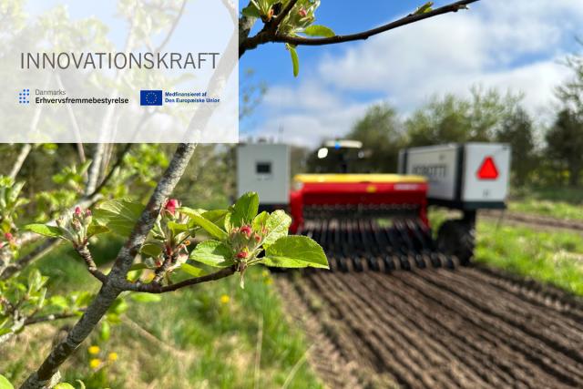 Robotbaseret stribedyrkning af æble, grøntsager og korn